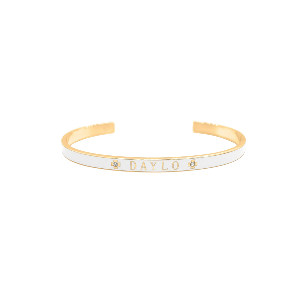 Armbånd - Guld/Hvid