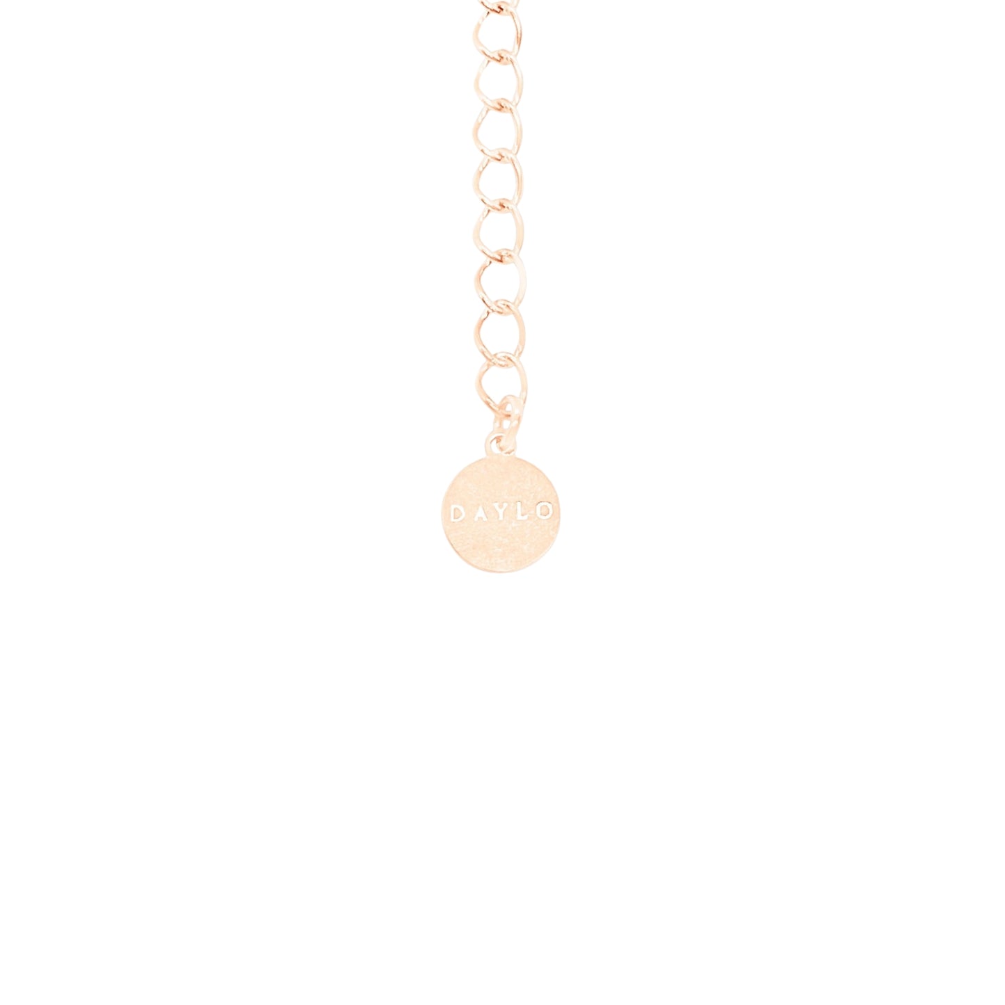 Heart Necklace - Rose Gold/Purple