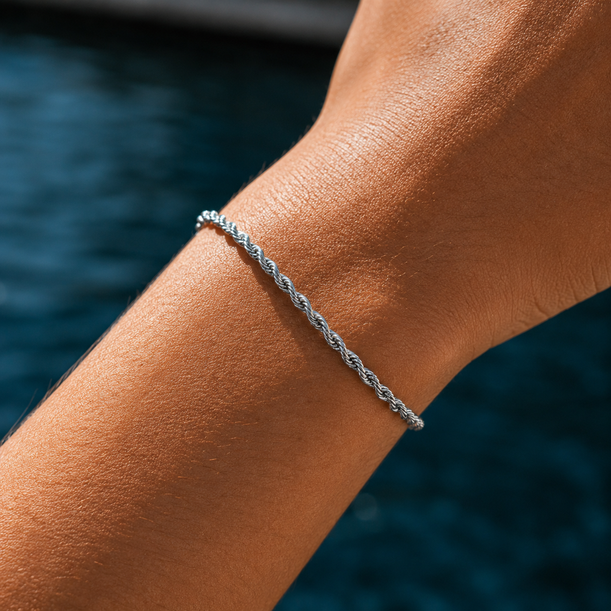 Seil Armband - Edelstahl 3MM