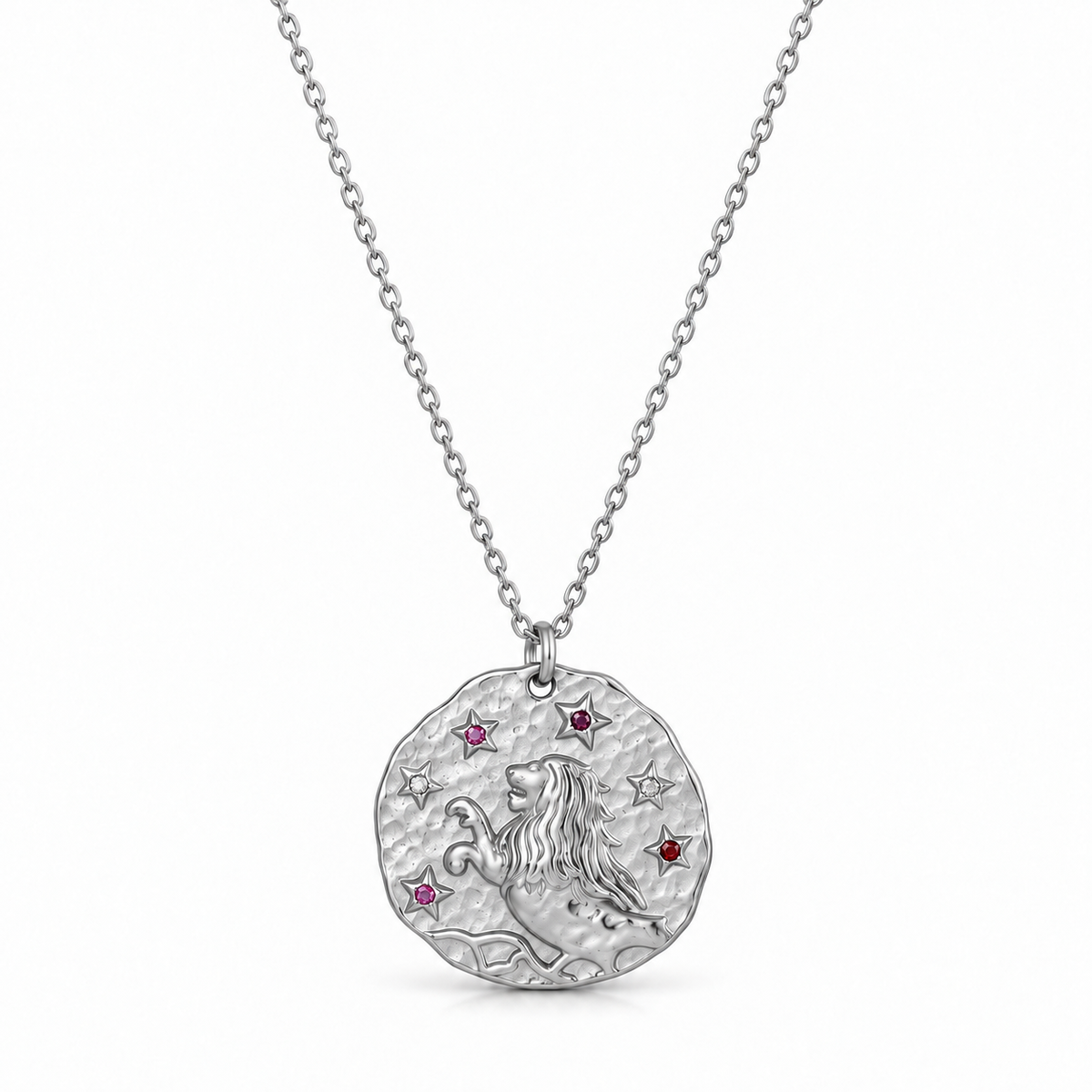 Celestia Zodiac Necklace - Silver / Leo