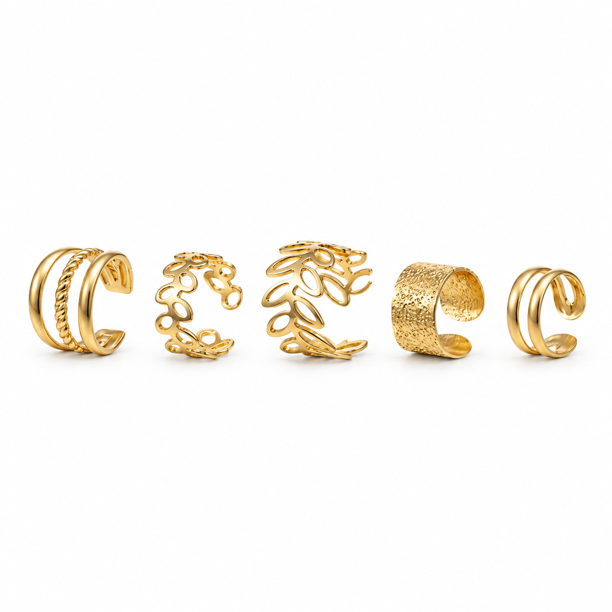 Clip On Set - Guld
