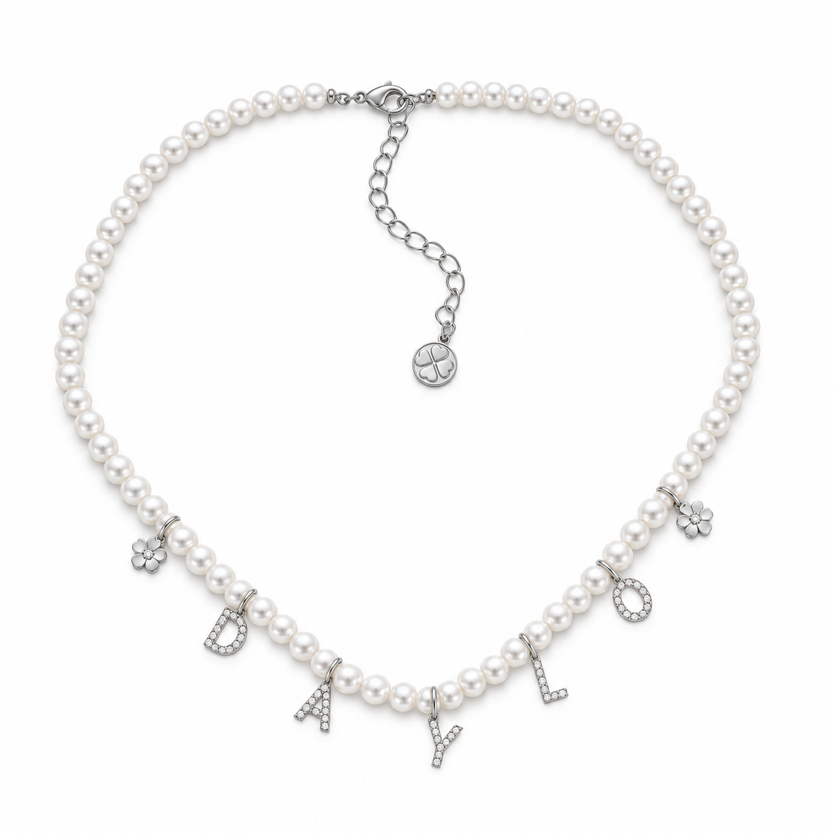 Pearl Necklace - Silver