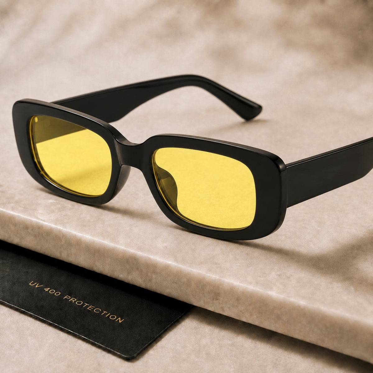 Soraya Sonnenbrille - Schwarz Gelb