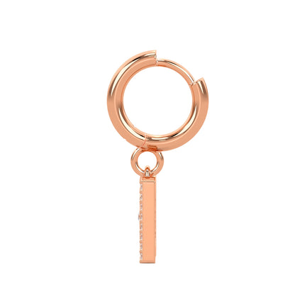 DD Hoops Diamant - Roséguld