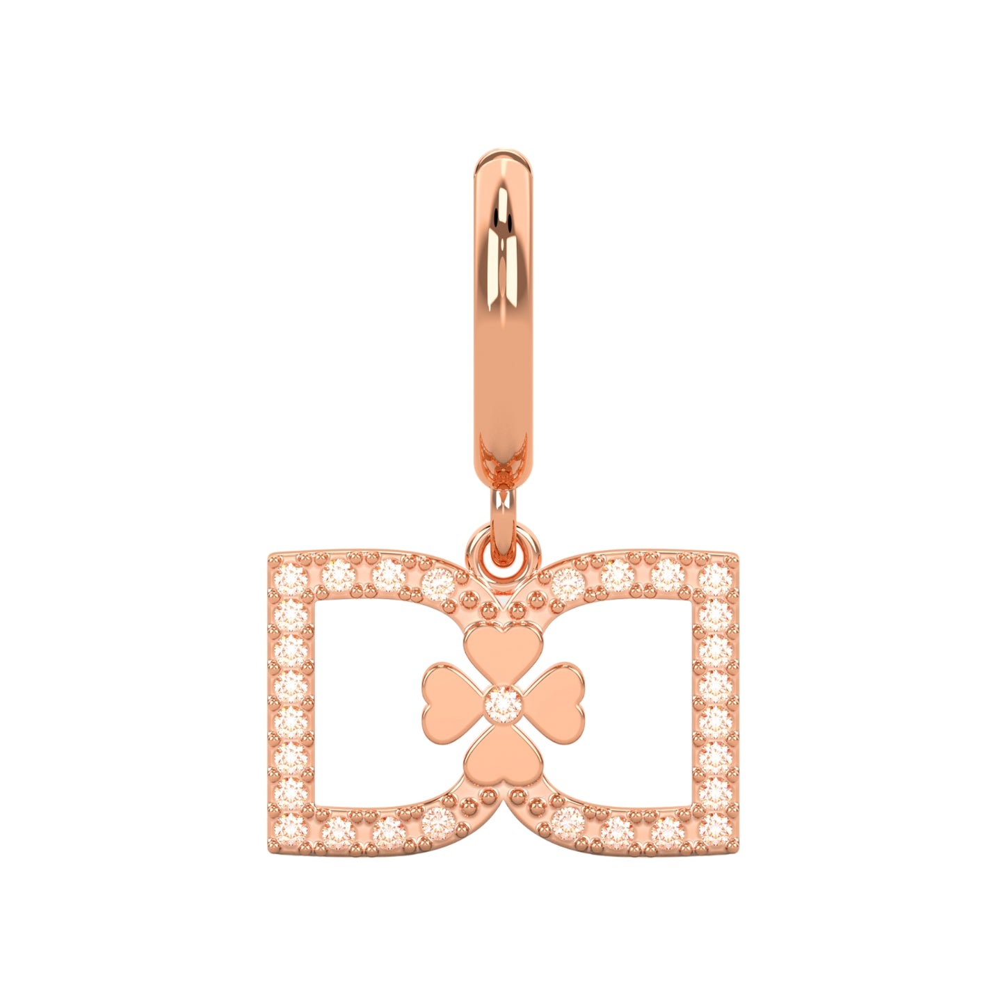 DD Hoops Diamant - Roséguld