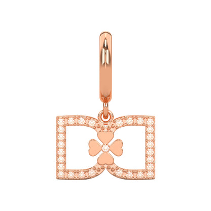DD Hoops Diamant - Roséguld