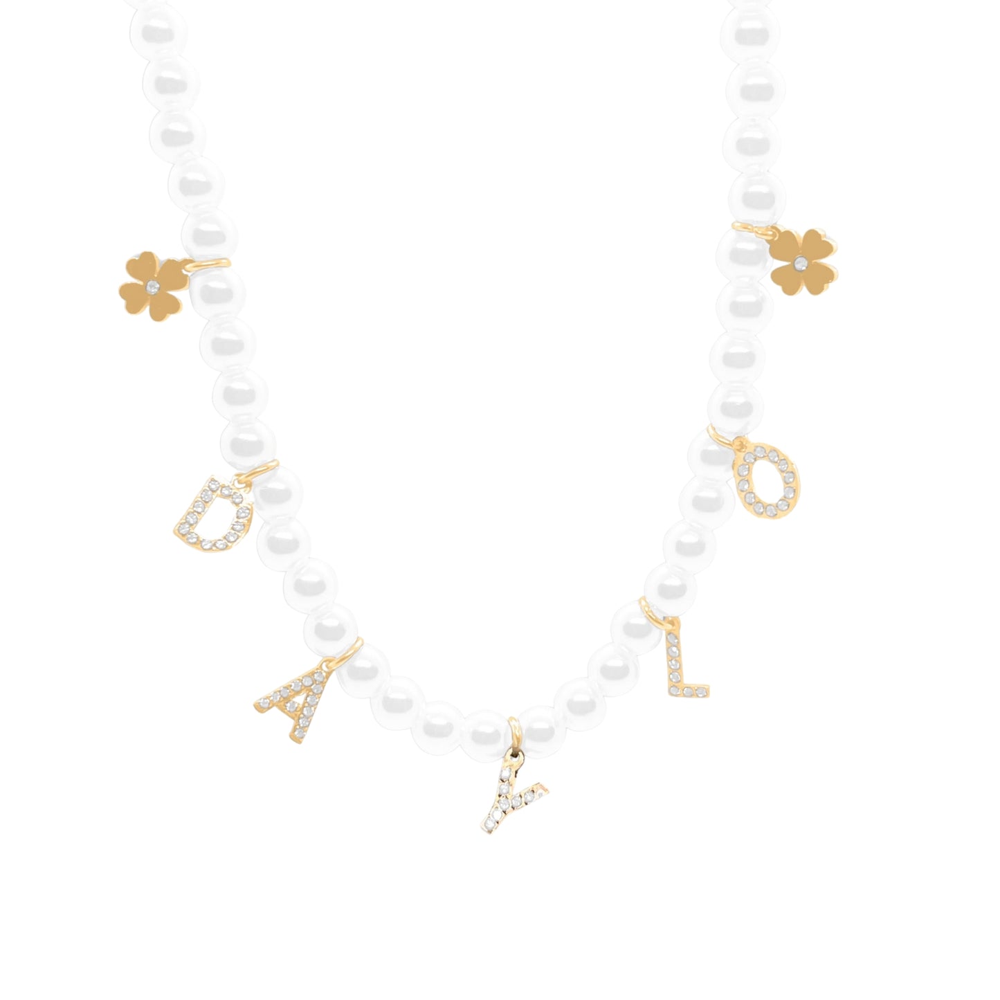 Perlenkette - Gold