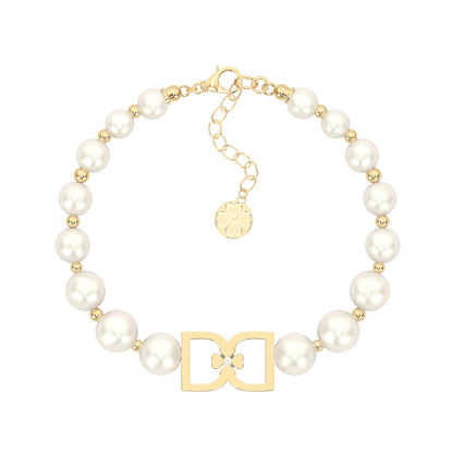 DD Perlenarmband - Gold