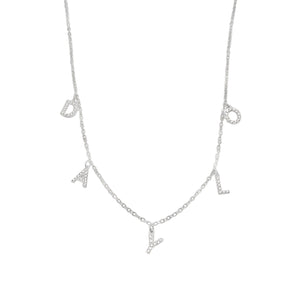 Diamant Halskette - Silber