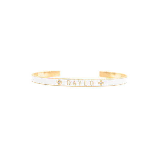 Armbånd - Guld/Hvid