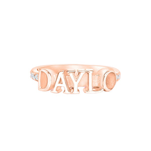Klassischer Ring - Roségold