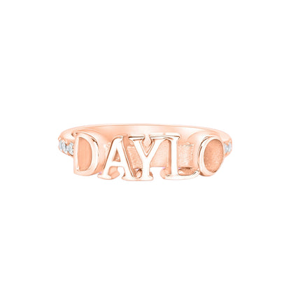 Klassischer Ring - Roségold