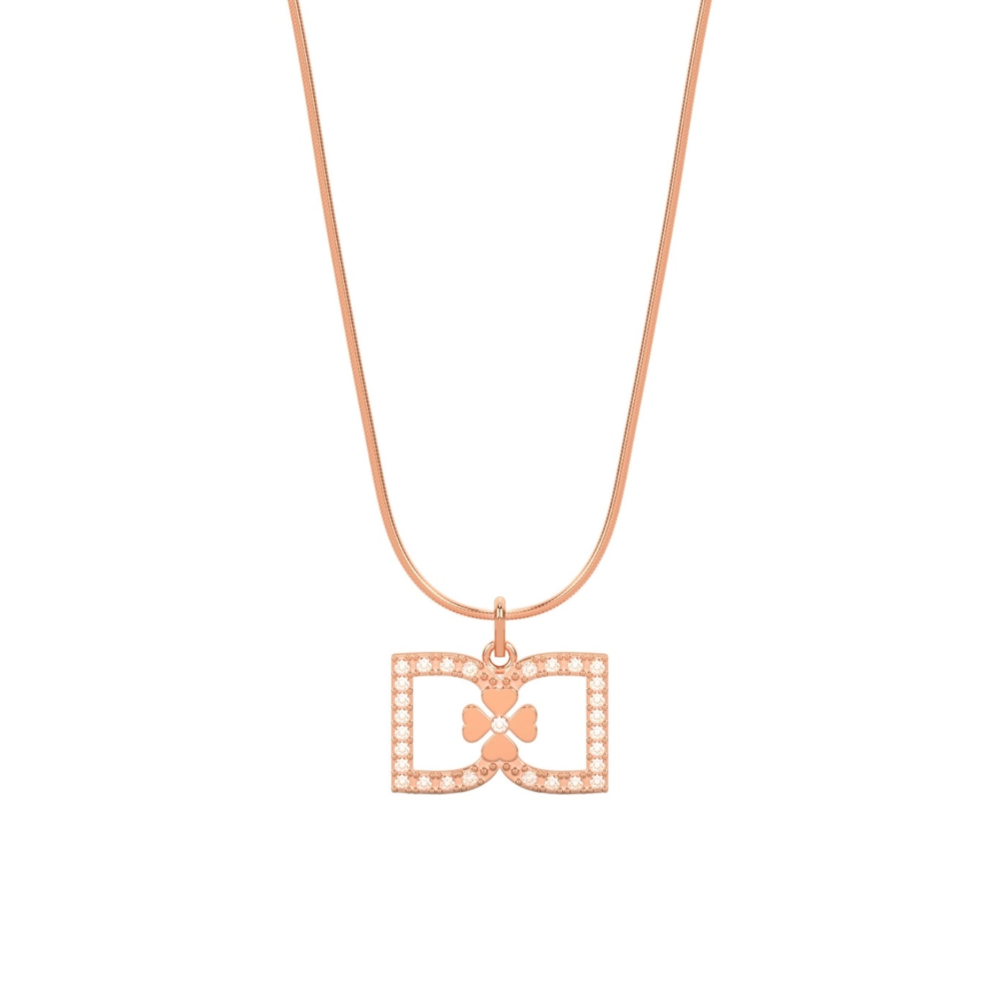 DD Halskette Diamant - Roségold