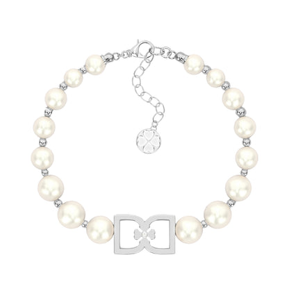 DD Perlenarmband - Silber