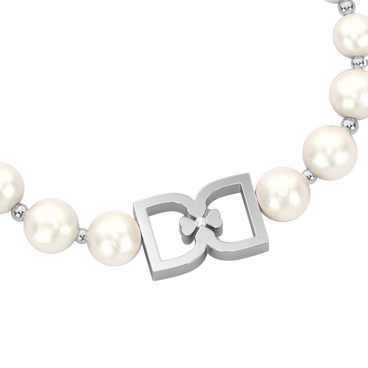 DD Perlenarmband - Silber
