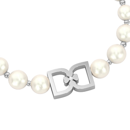 DD Perlenarmband - Silber