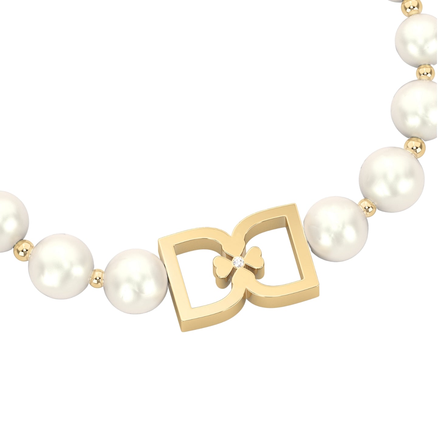 DD Perlenarmband - Gold
