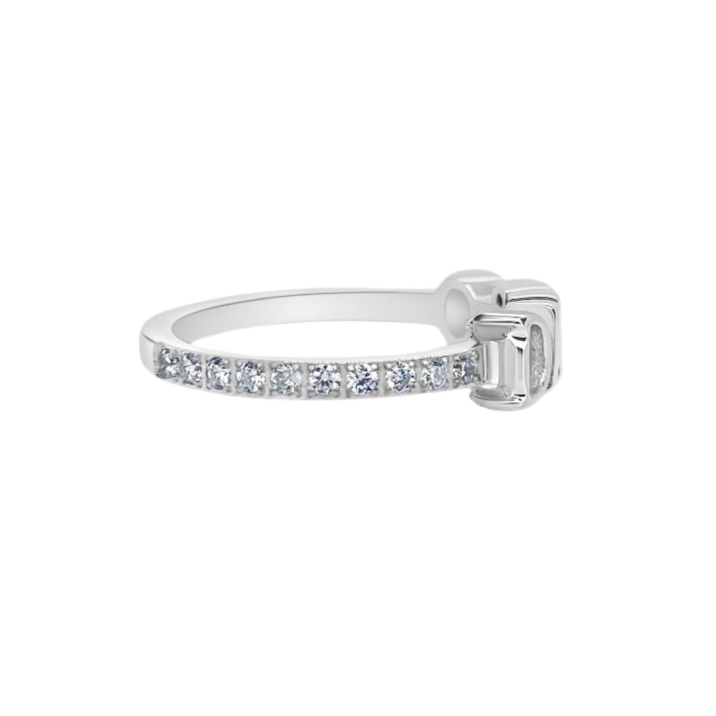 Klassischer Ring - Silber