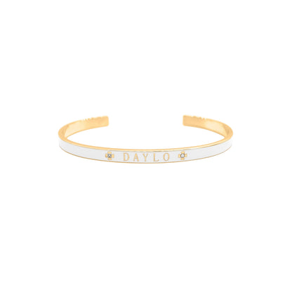 Armbånd - Guld/Hvid