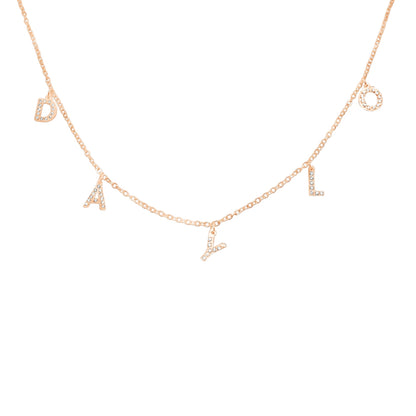 Diamant Halskette - Roségold