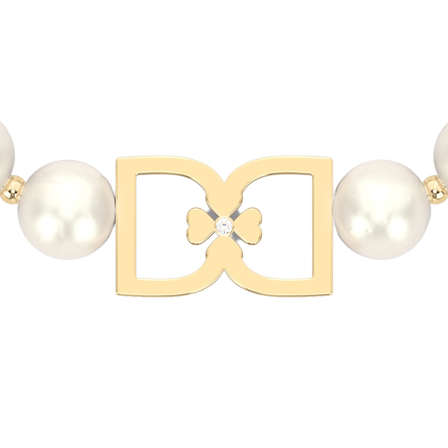 DD Perlenarmband - Gold