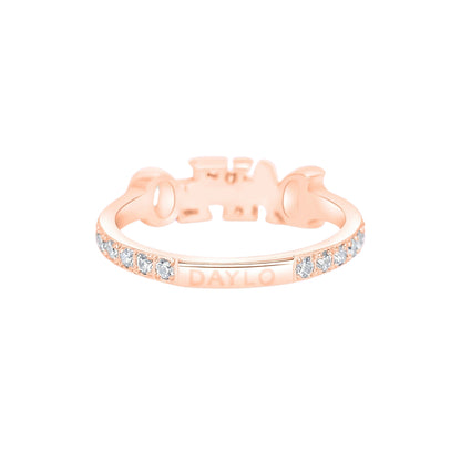 Klassischer Ring - Roségold