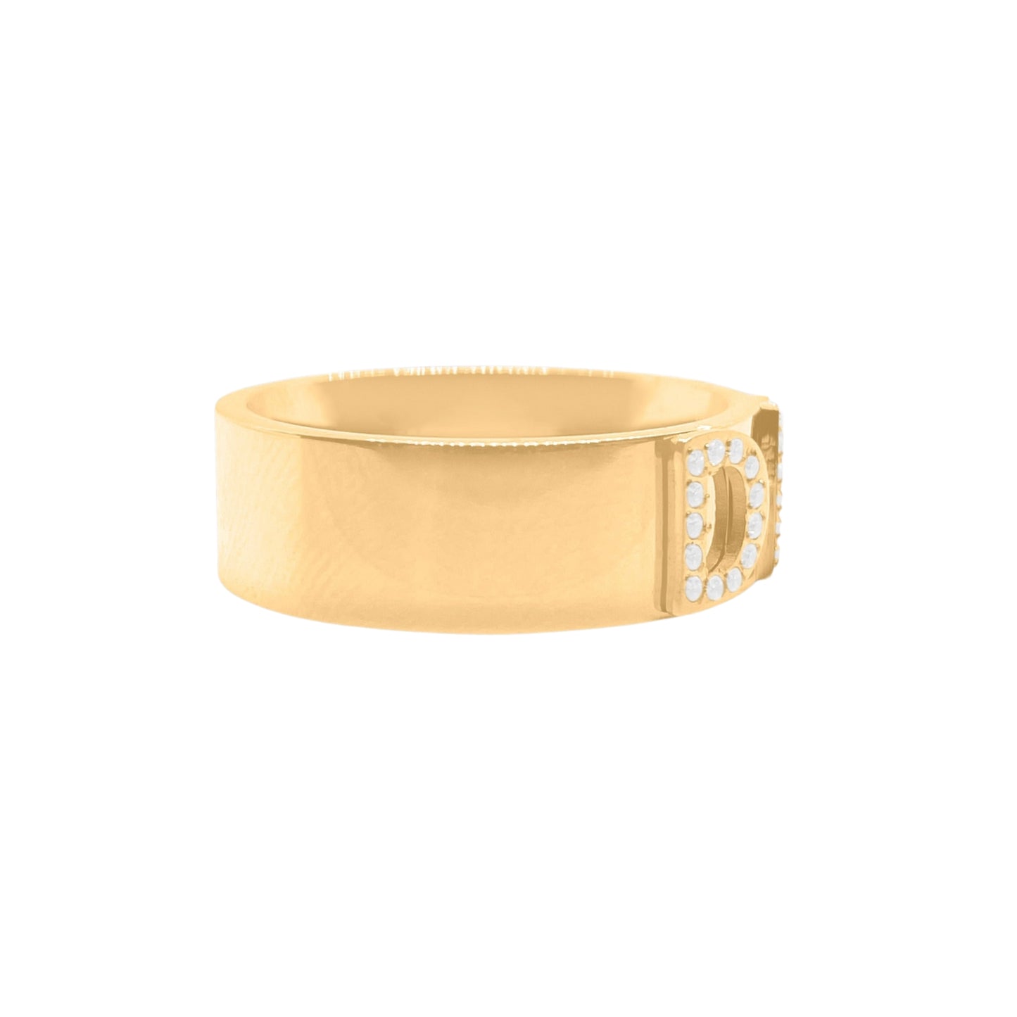Signatur Diamantring - Gold