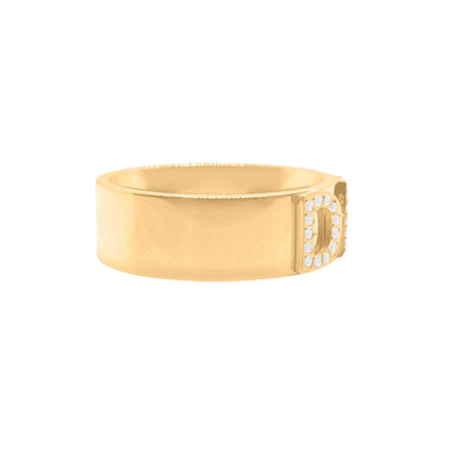 Signatur Diamantring - Gold