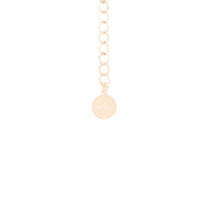 Heart Necklace - Rose Gold/Purple