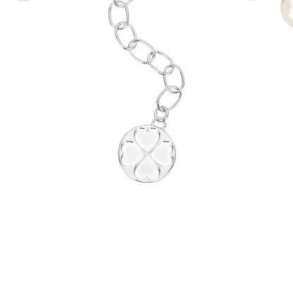 DD Pearl Bracelet Diamonds - Silver