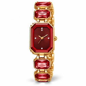 Antonia Watch - Gold / Red