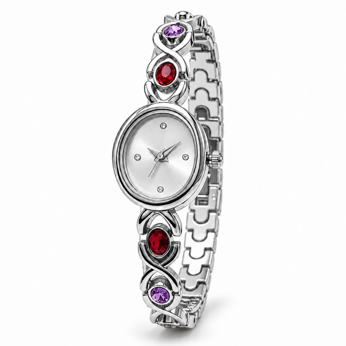 Arianna Watch - Silver / White
