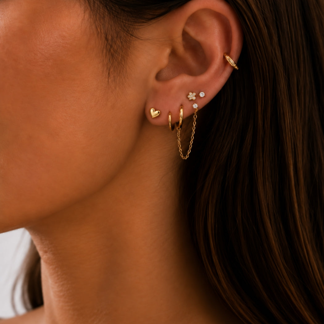 Aveline Earrings - Gold
