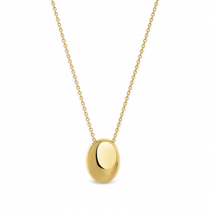 Viona Oval Halskæde - Guld