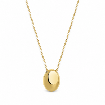 Viona Oval Halskæde - Guld