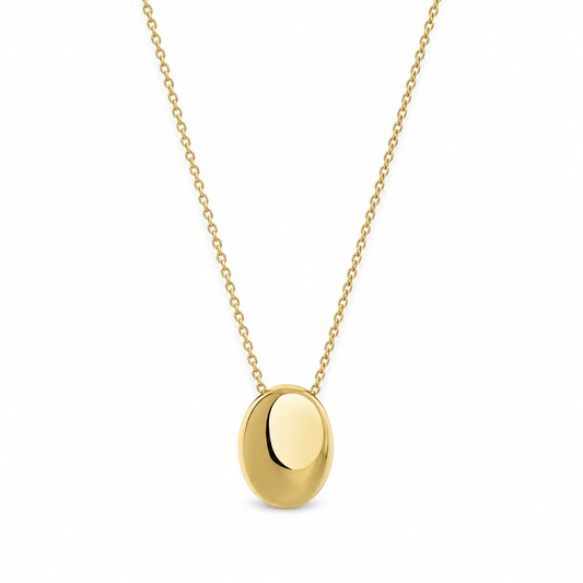 Viona Oval Halskæde - Guld
