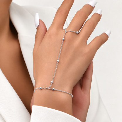 Naya Bracelet Ring - Silver