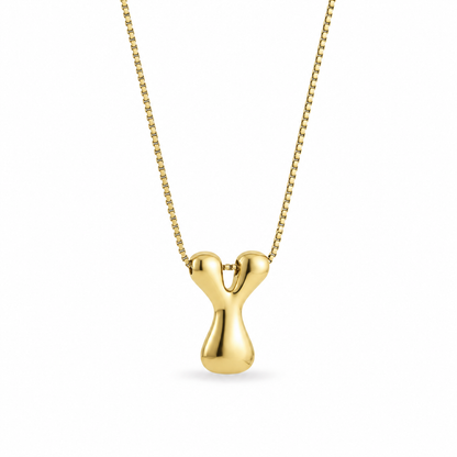 Letter Necklace - Gold