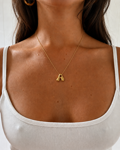 Letter Necklace - Gold