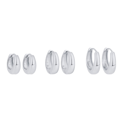DAYLO Hoops Set - Silver
