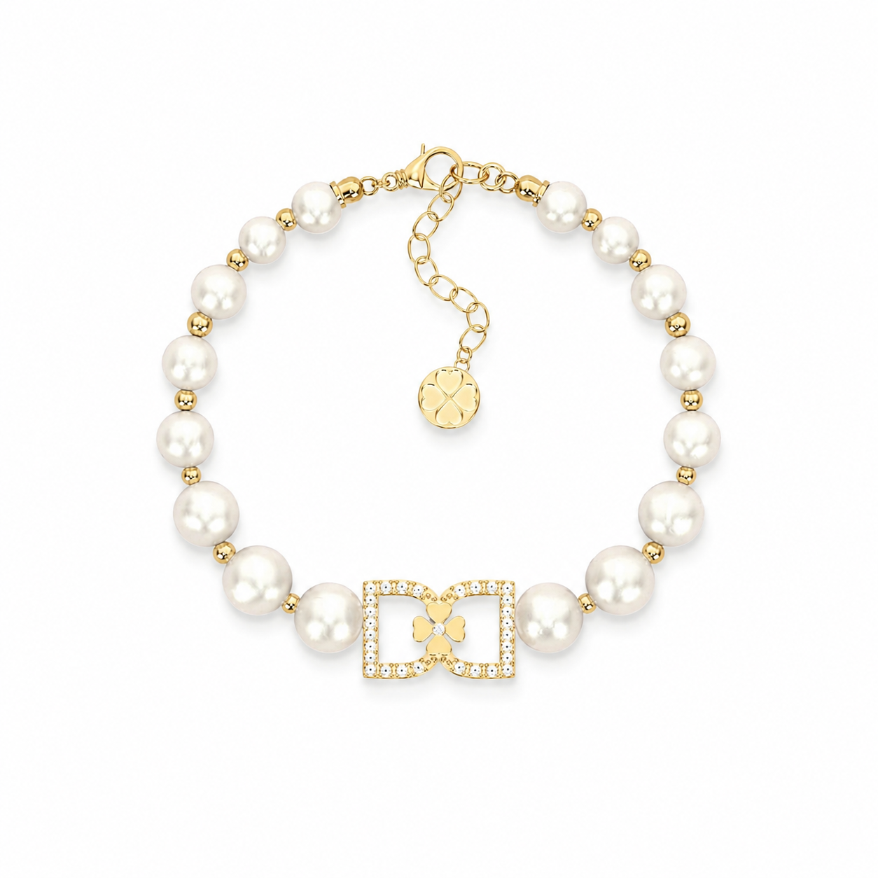 DD Bracelet Diamonds - Gold