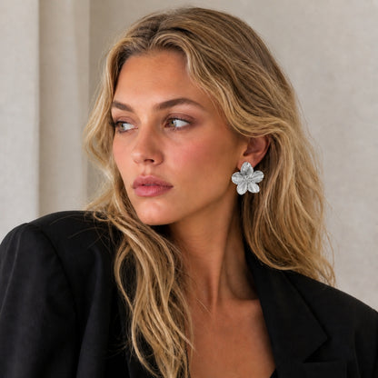 Elara Earrings - Silver
