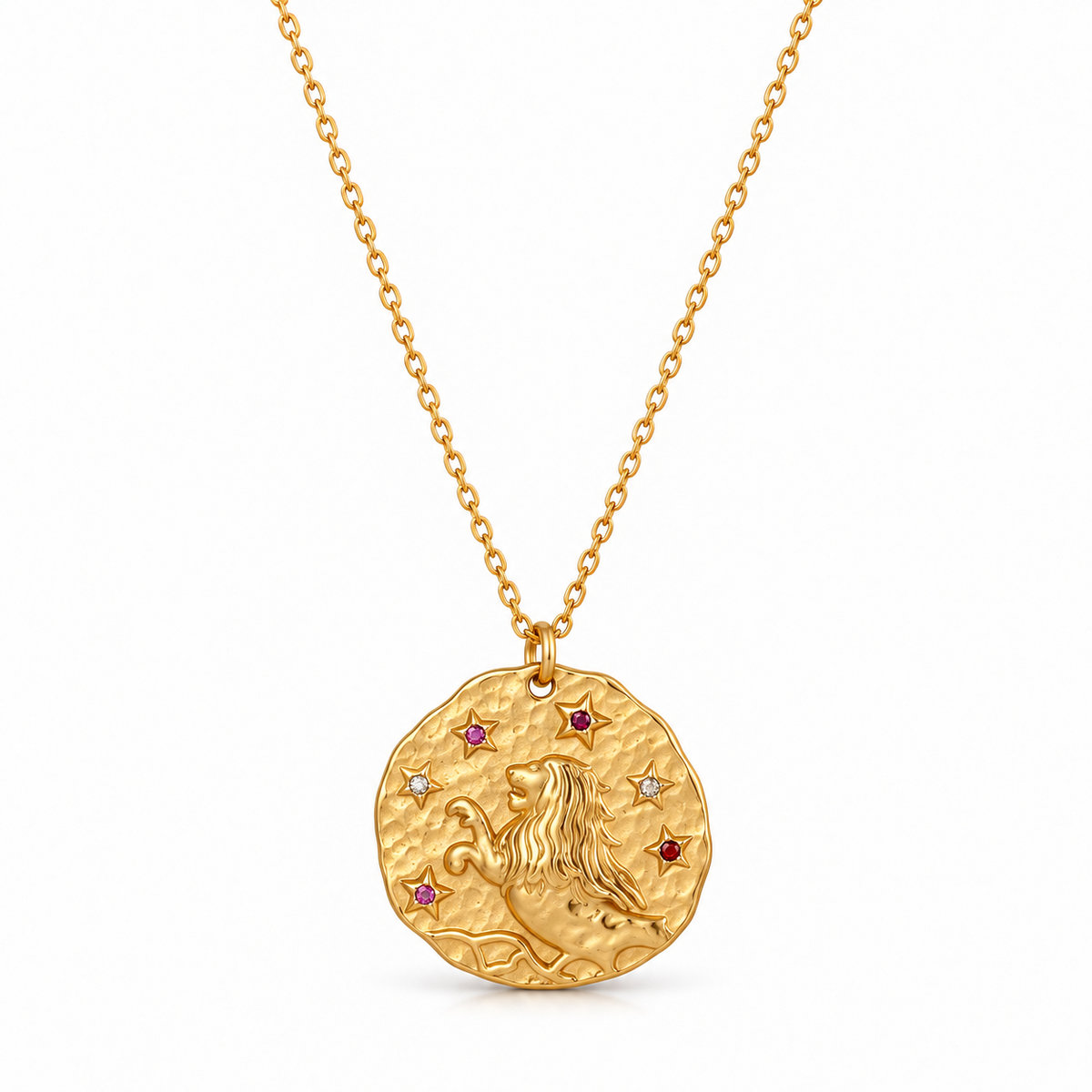Celestia Zodiac Necklace - Silver / Leo