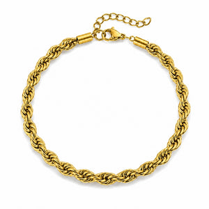 Rope Bracelet - Gold 5MM