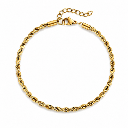 Rope Bracelet - Gold 3MM