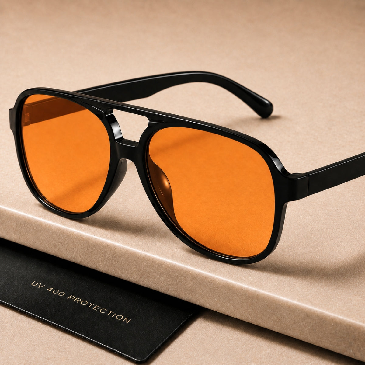 Sarena Sonnenbrille - Schwarz Orange