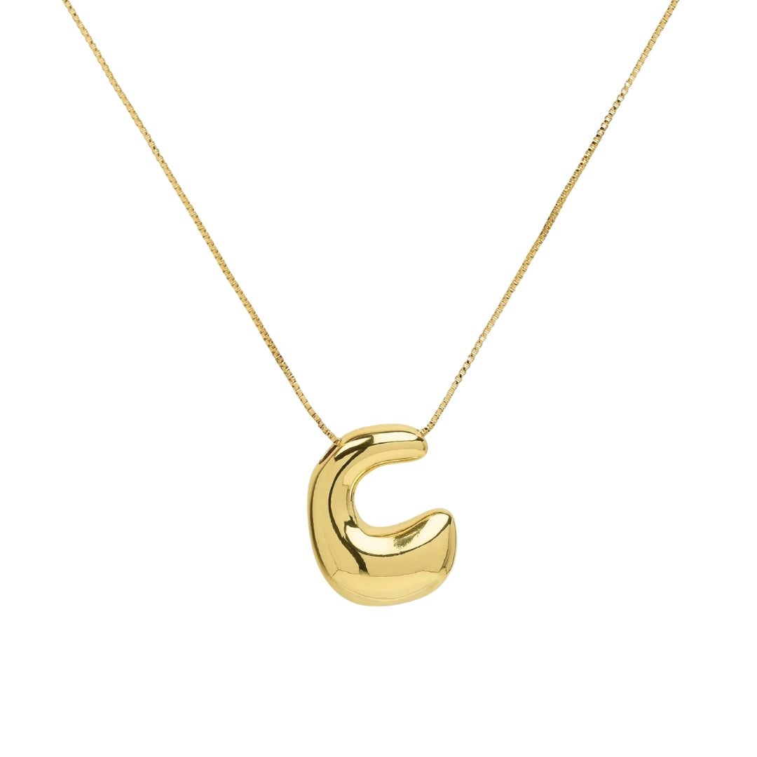 Buchstaben Halskette - Gold