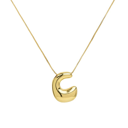 Buchstaben Halskette - Gold