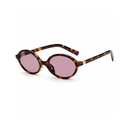 Adrien Solbrille - Leopard Lilla