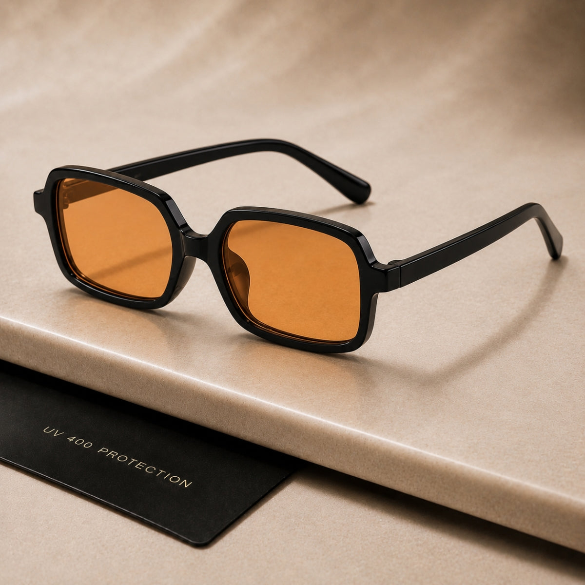 Seline Sonnenbrille - Schwarz Orange